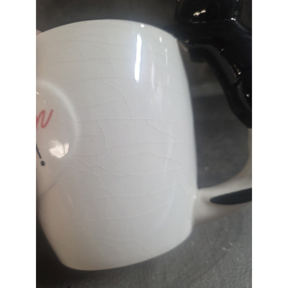 Boston Warehouse Black Cat Mug 'Hang In There' 5"H - Picture 7 of 8